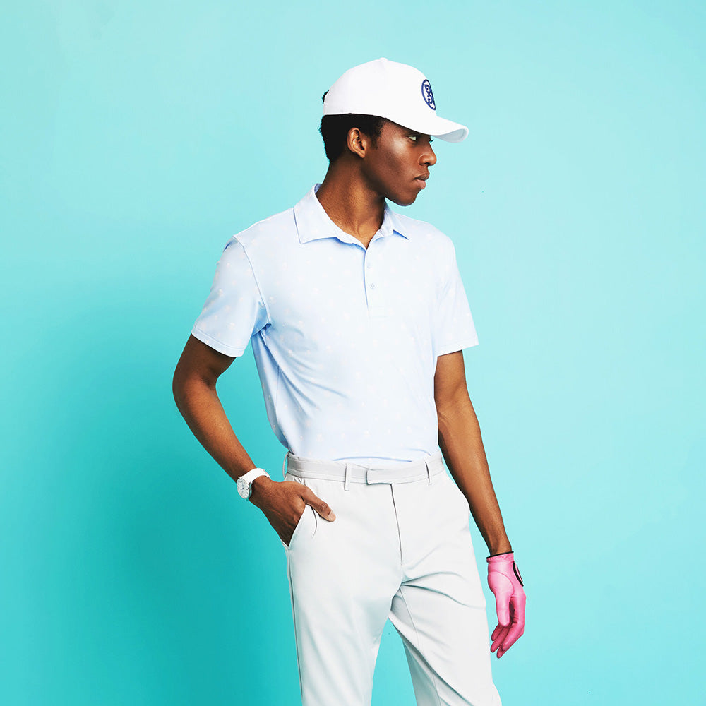 Áo Golf Tay Ngắn Nam Gfore 3D Icon Logo Jersey - Xanh Dương - Supersports Vietnam