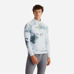 Áo Golf Tay Dài Nam Gfore Gradient Camo Quarter Zip Slim Fit Mid Layer - Xám - Supersports Vietnam