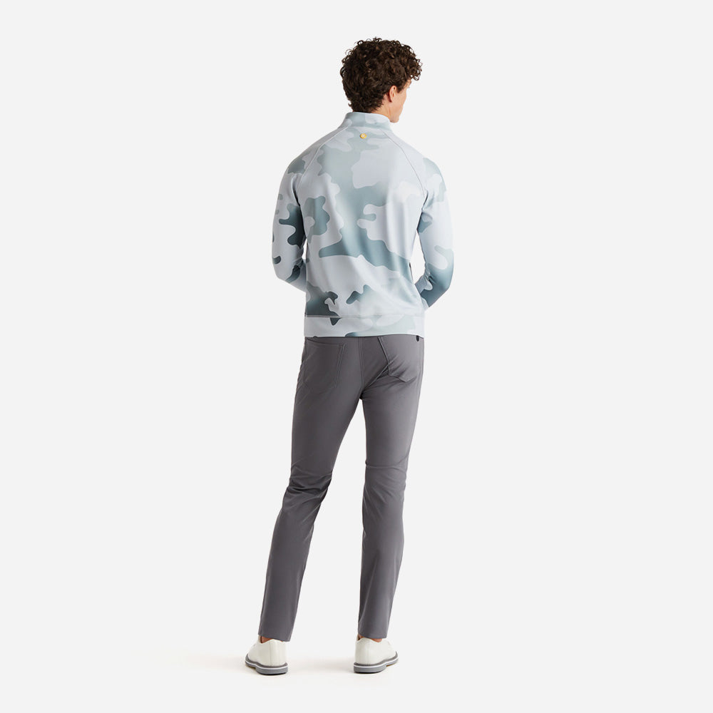 Áo Golf Tay Dài Nam Gfore Gradient Camo Quarter Zip Slim Fit Mid Layer - Xám - Supersports Vietnam