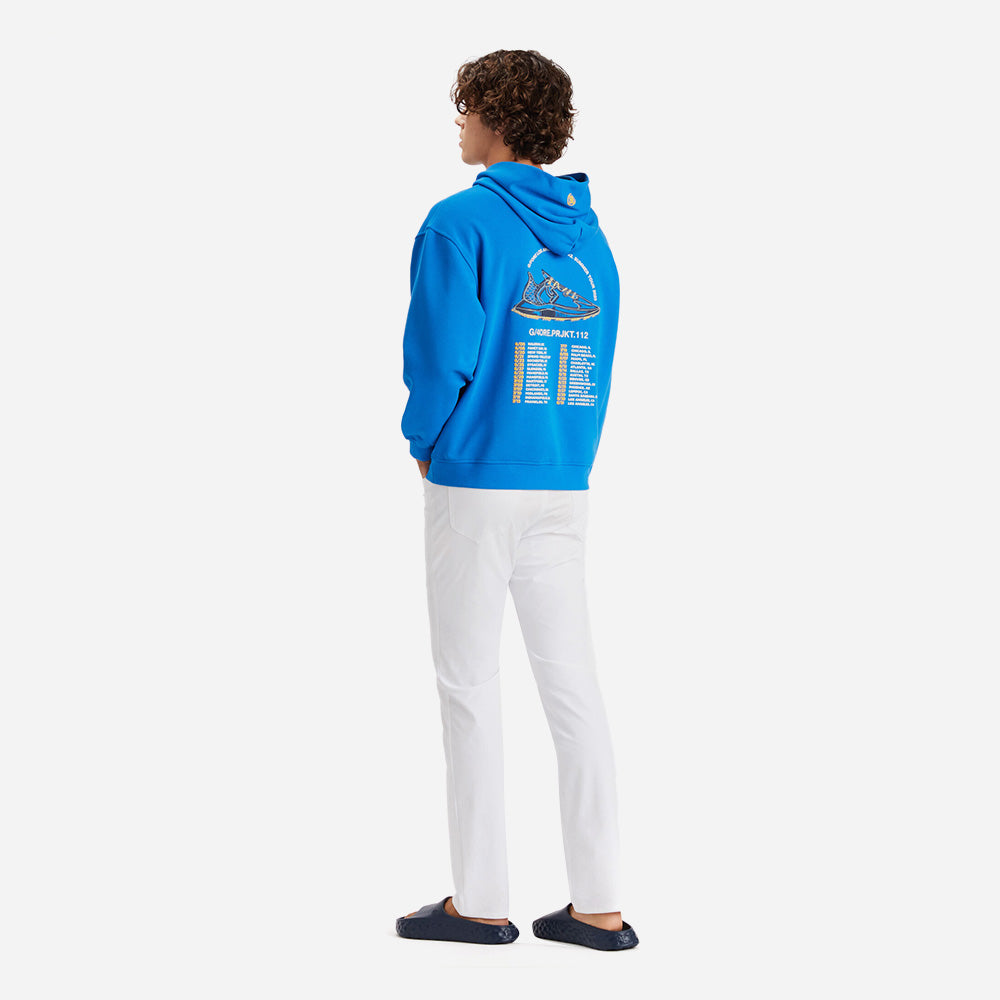 Áo Khoác Golf Unisex Gfore Oversized French Terry - Xanh Dương - Supersports Vietnam