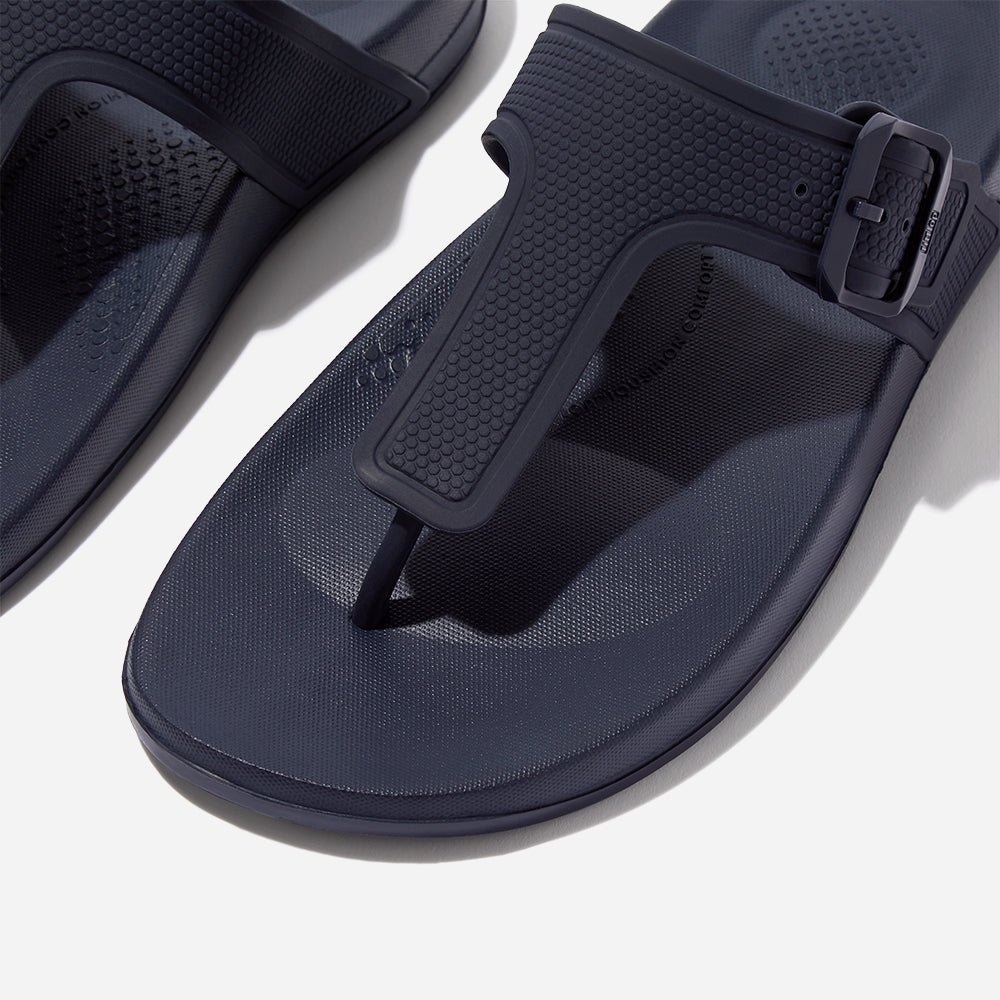 Dép Xỏ Ngón Nữ Fitflop Iqushion Adjustable Buckle - Xanh Navy - Supersports Vietnam