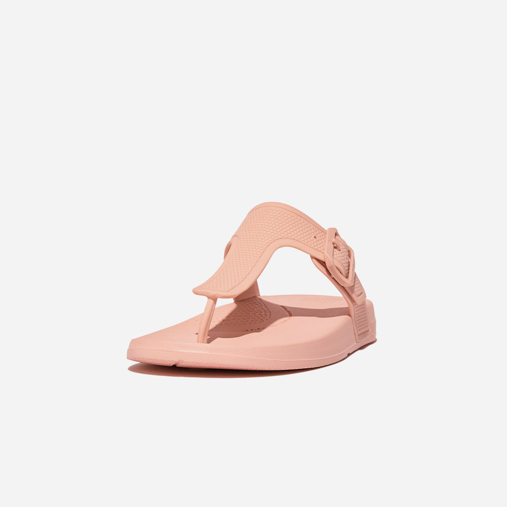 Dép Xỏ Ngón Nữ Fitflop Iqushion Adjustable Buckle - Cam San Hô - Supersports Vietnam