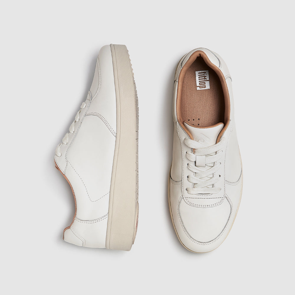 Giày Thể Thao Nữ Fitflop Rally Leather Panel - Trắng - Supersports Vietnam