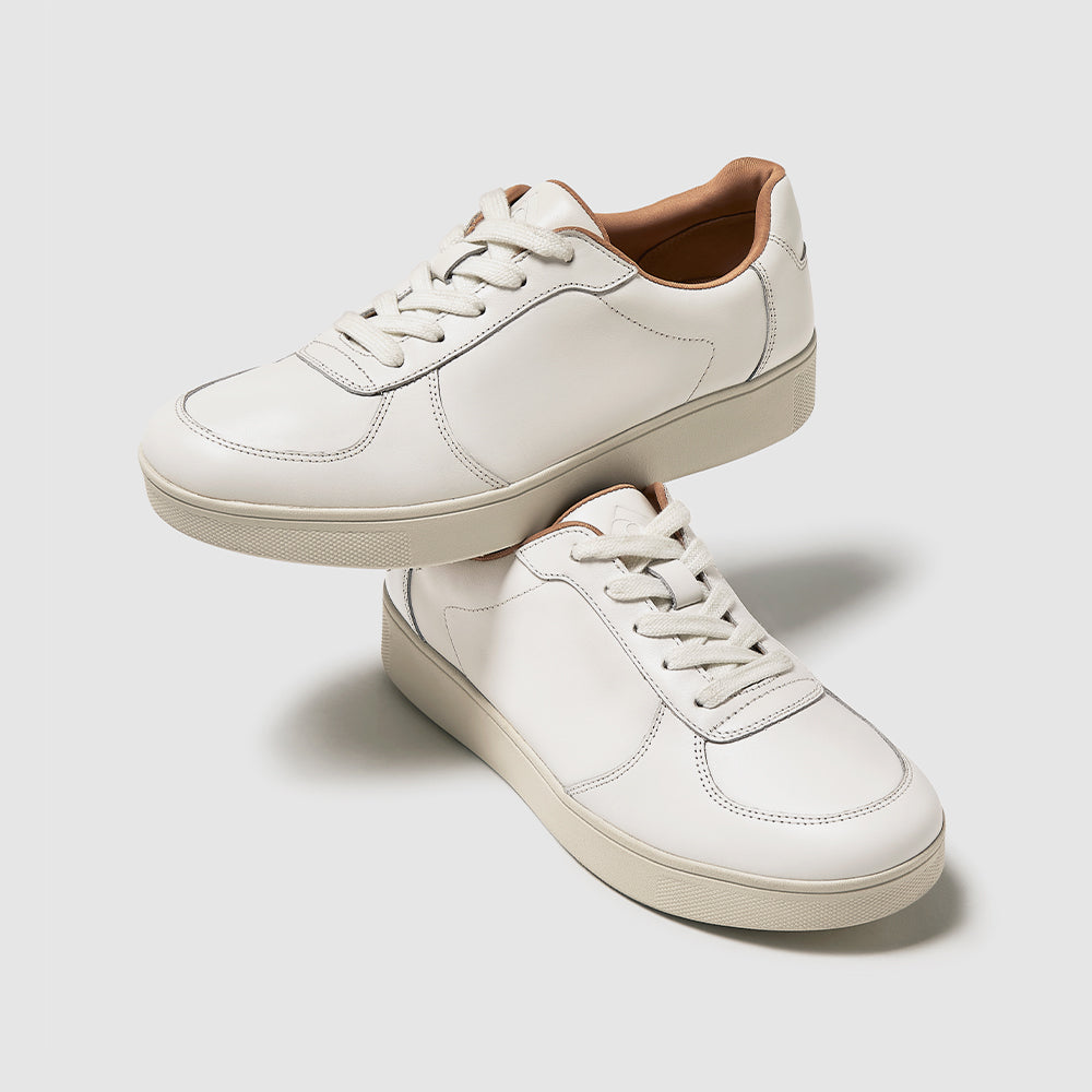 Giày Thể Thao Nữ Fitflop Rally Leather Panel - Trắng - Supersports Vietnam
