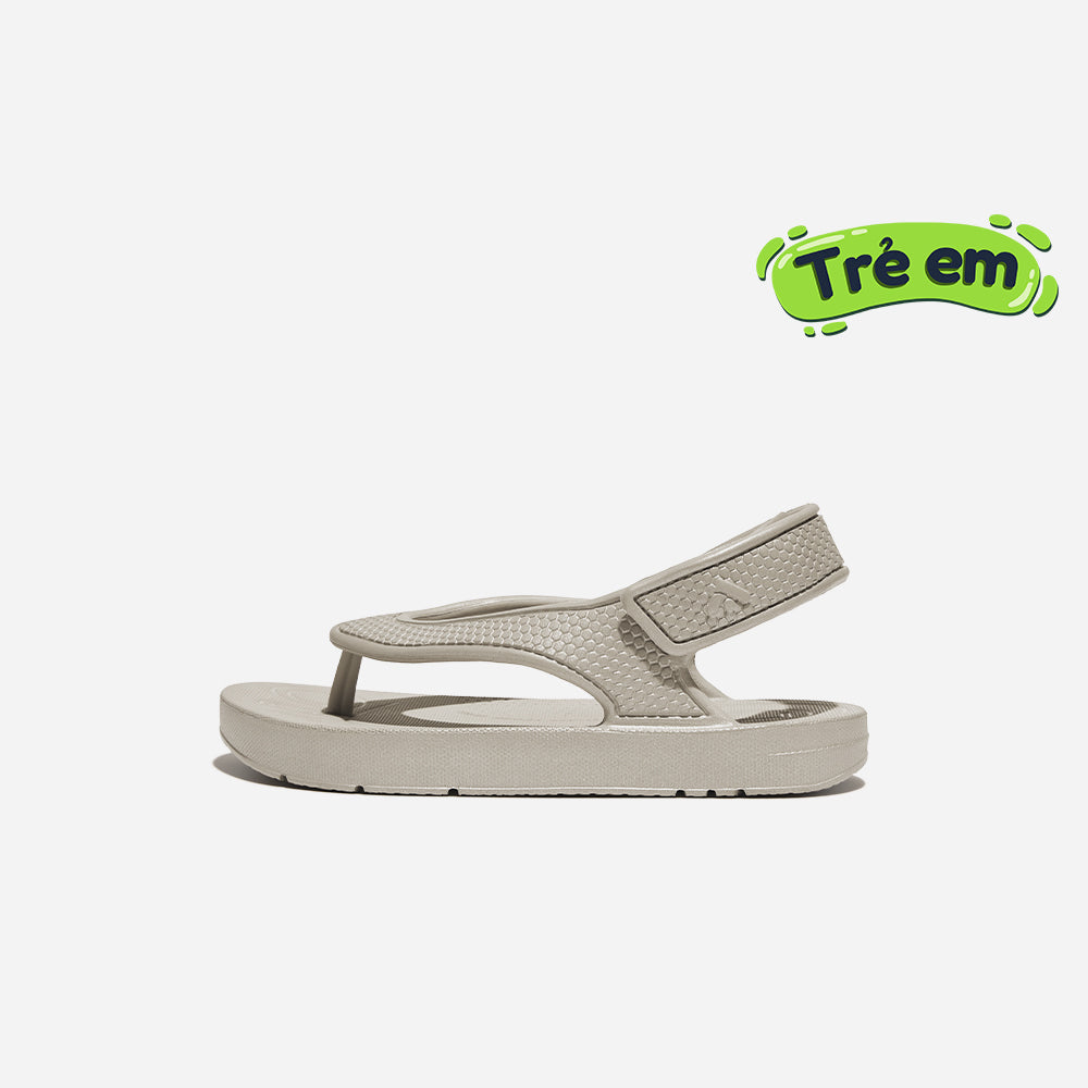 Giày Sandal Trẻ Em Fitflop Iqushion Toddler Shimmer Ergonomic - Xám - Supersports Vietnam