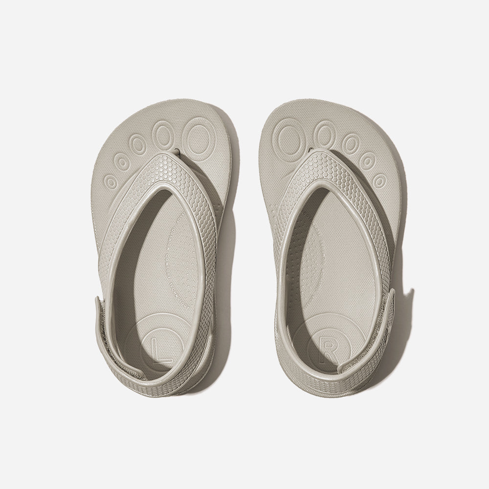 Giày Sandal Trẻ Em Fitflop Iqushion Toddler Shimmer Ergonomic - Xám - Supersports Vietnam
