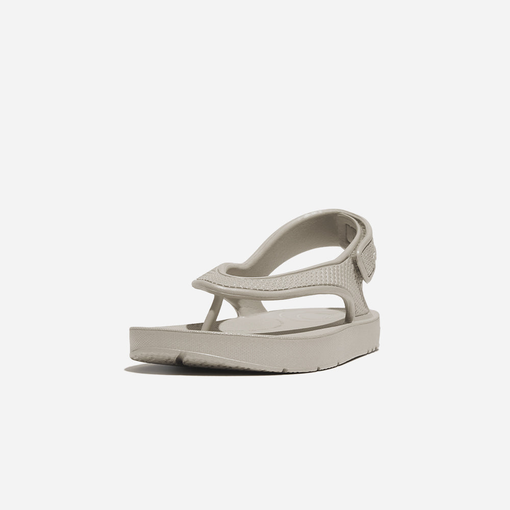 Giày Sandal Trẻ Em Fitflop Iqushion Toddler Shimmer Ergonomic - Xám - Supersports Vietnam