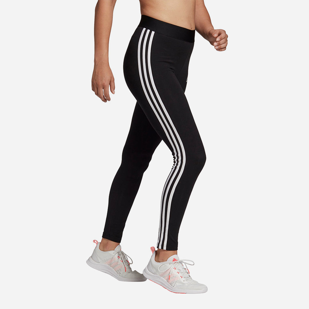 Quần Bó Thể Thao Nữ Adidas 3 Stripes - Đen - Supersports Vietnam