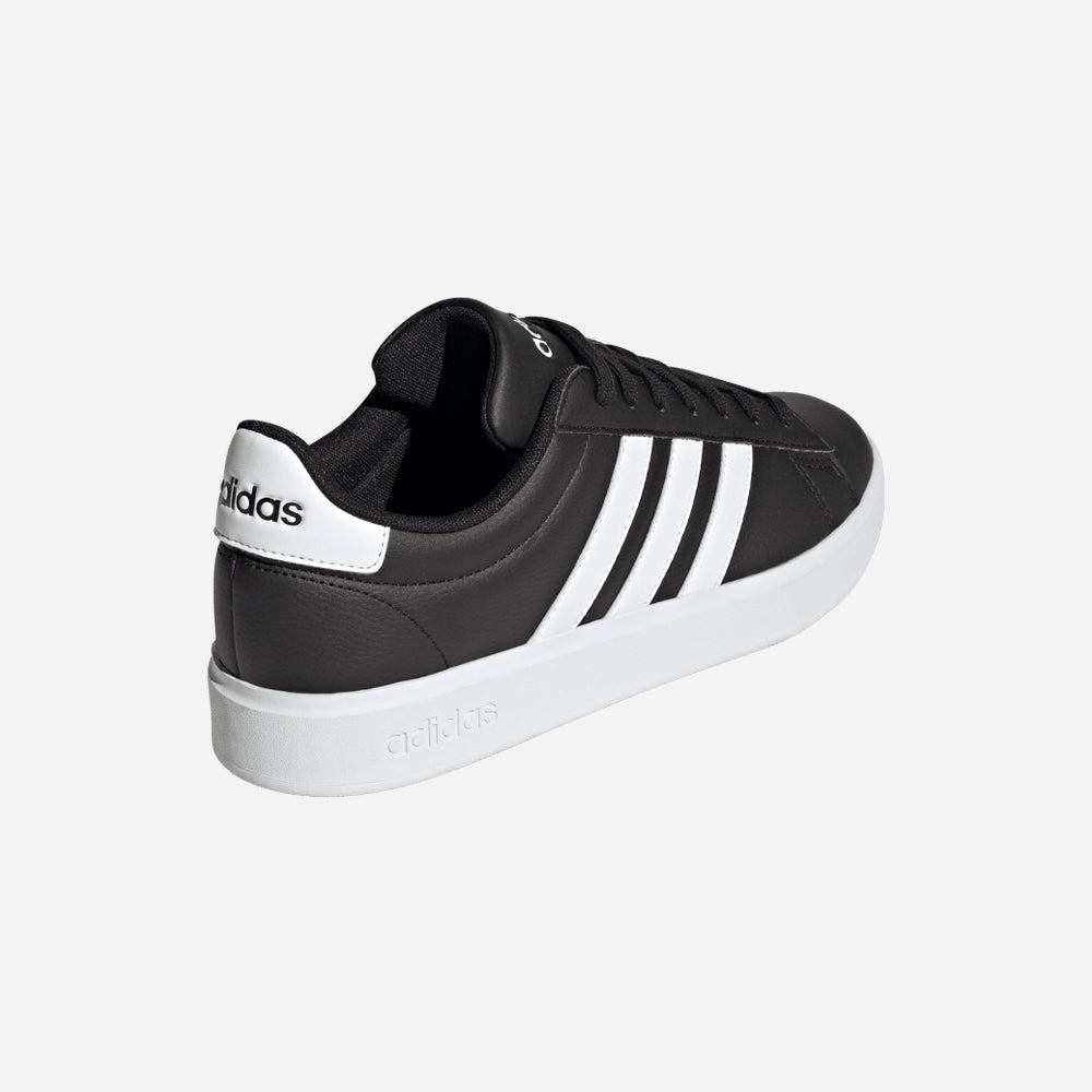 Giày Sneaker Nam Adidas Grand Court Cloudfoam Comfort - Đen - Supersports Vietnam