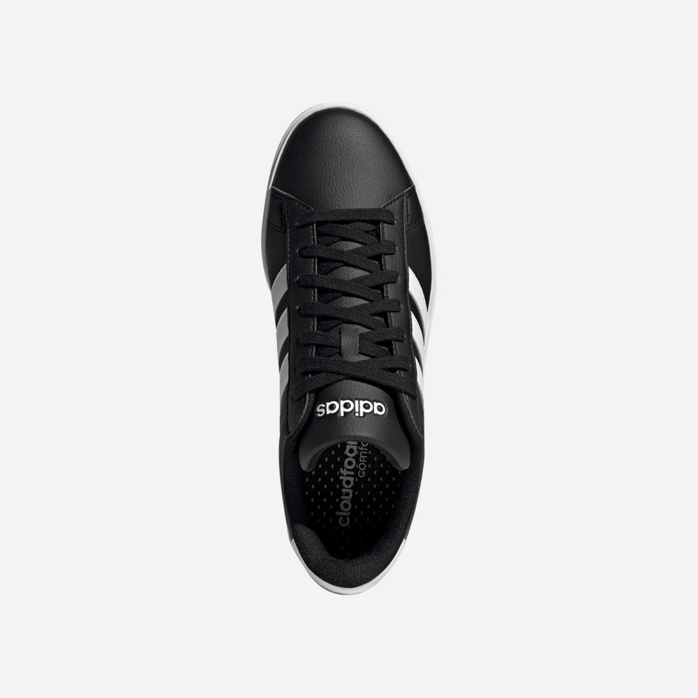 Giày Sneaker Nam Adidas Grand Court Cloudfoam Comfort - Đen - Supersports Vietnam