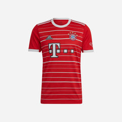 Áo Đá Bóng Nam Adidas Fc Bayern Sân Nhà 22/23 - Đỏ