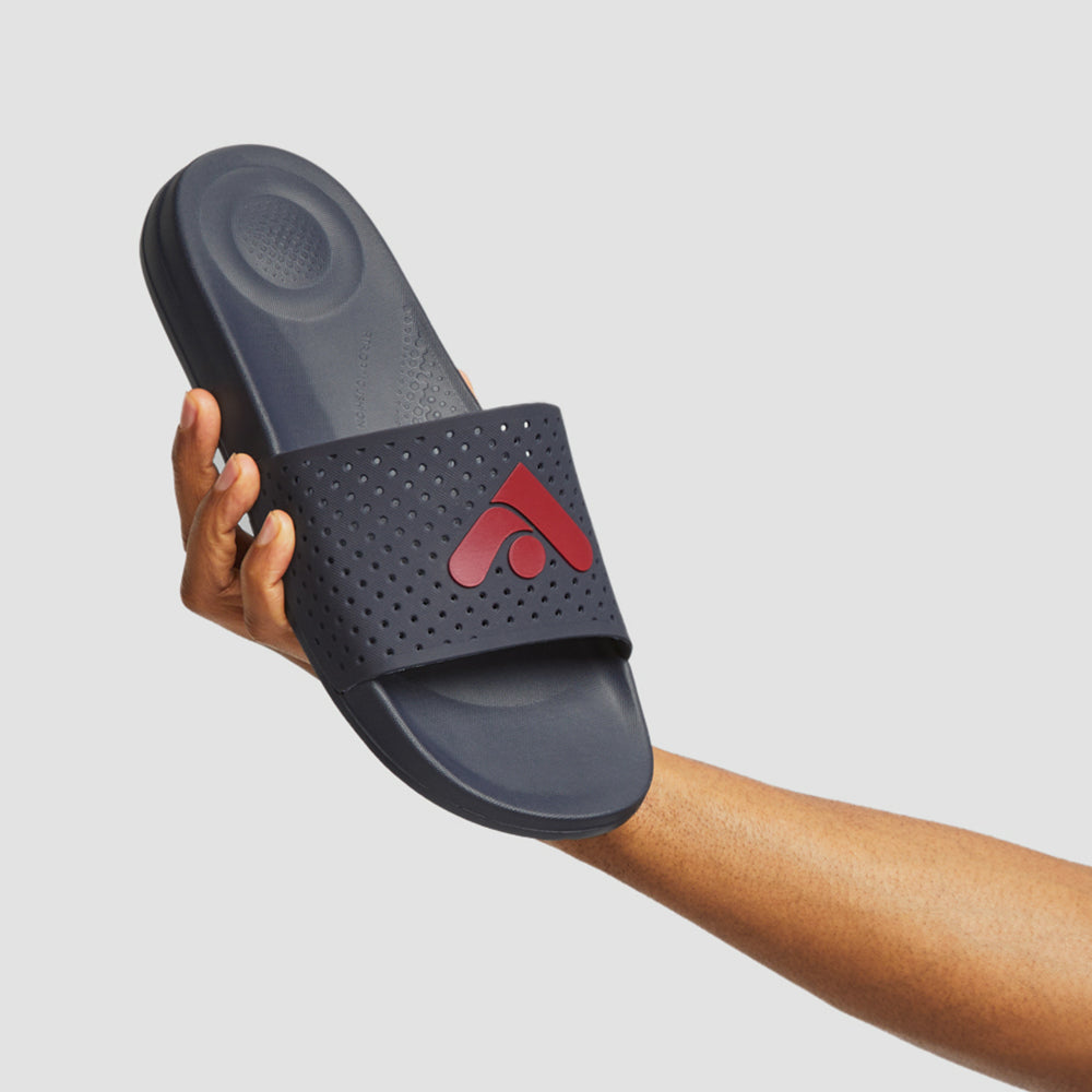 Dép Quai Ngang Nam Fitflop Iqushion Arrow Pool - Xanh Navy - Supersports Vietnam