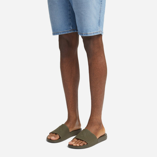 Dép Quai Ngang Nam Fitflop Iqushion Arrow Pool - Nâu