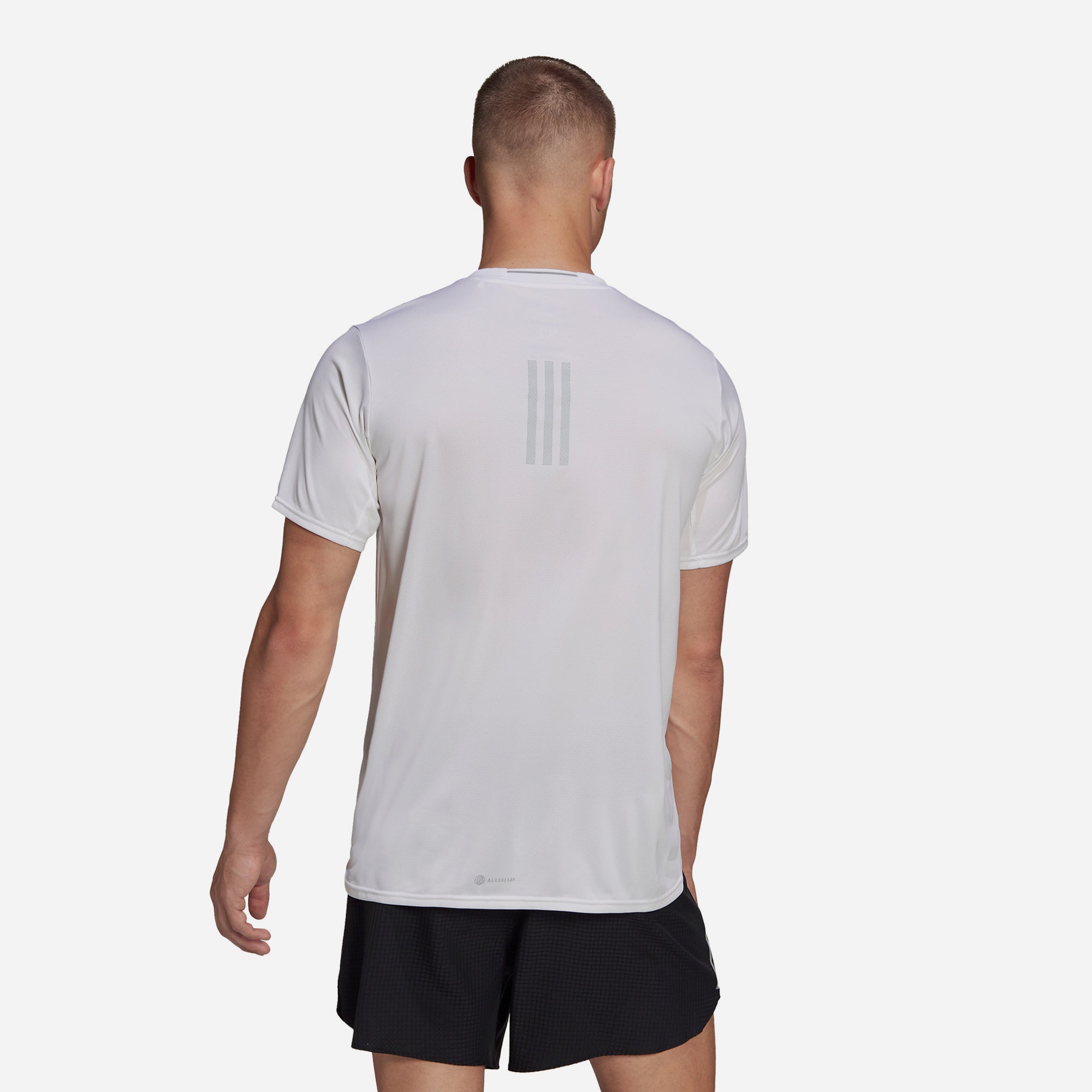 Áo Thun Chạy Bộ Nam Adidas Designed 4 Running - Trắng - Supersports Vietnam