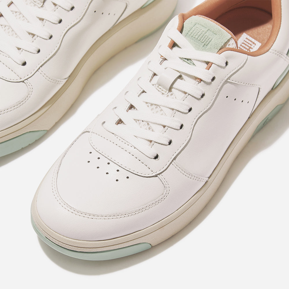 Giày Thể Thao Nữ Fitflop Rally Evo Leather - Trắng - Supersports Vietnam