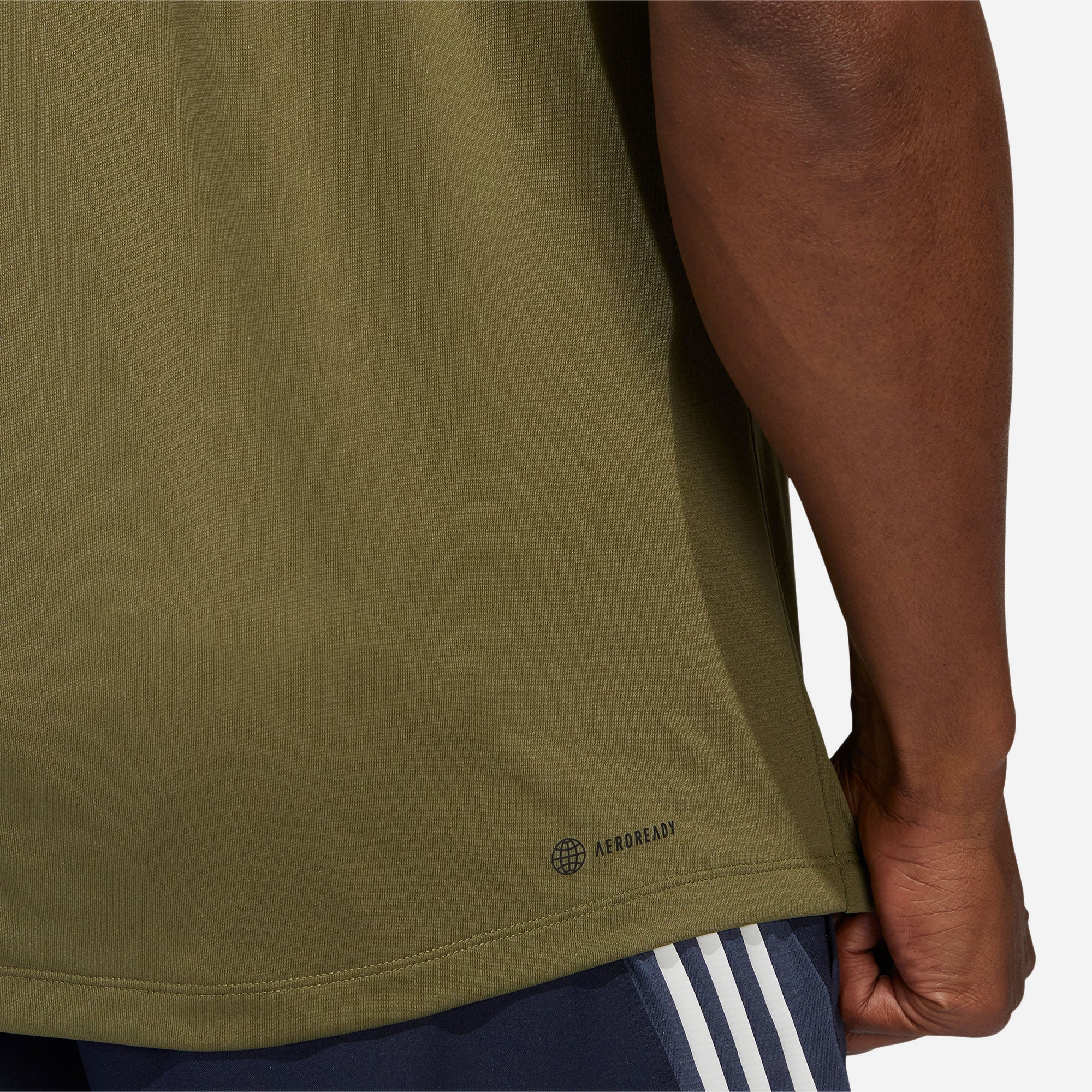 Áo Thun Thể Thao Nam Adidas Freelift 3 Bar - Xanh Quân Đội - Supersports Vietnam