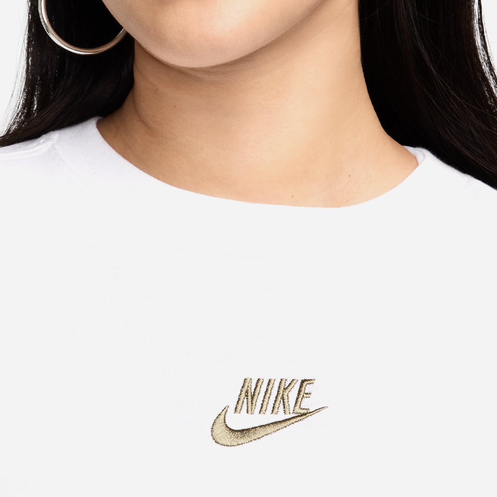 Áo Thun Nữ Nike Oversized - Trắng - Supersports Vietnam