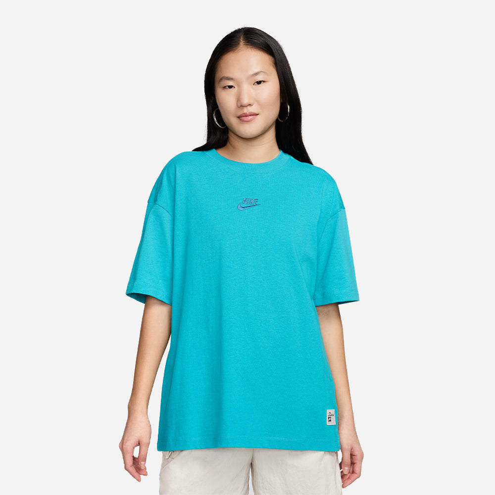 Áo Thun Nữ Nike Oversized - Xanh Dương - Supersports Vietnam