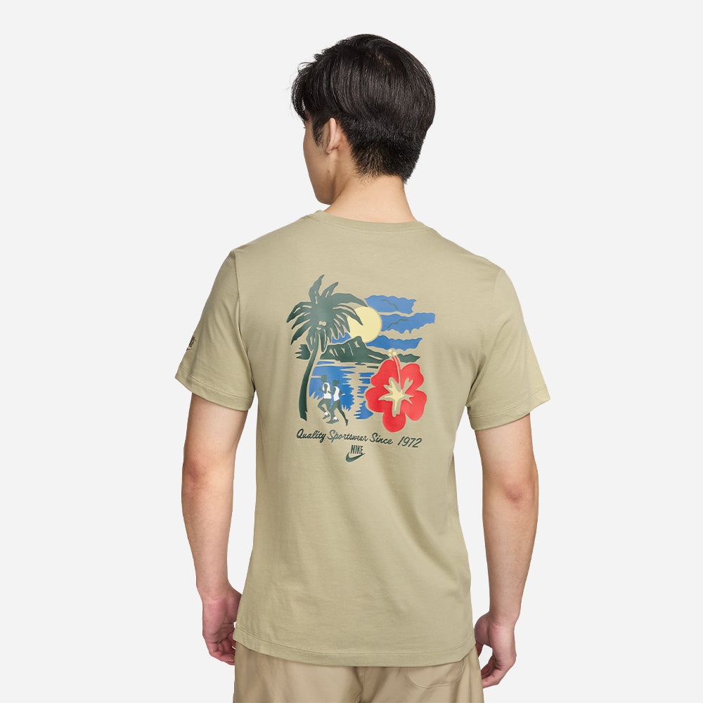 Áo Thun Nam Nike Sportwear - Xanh Quân Đội - Supersports Vietnam