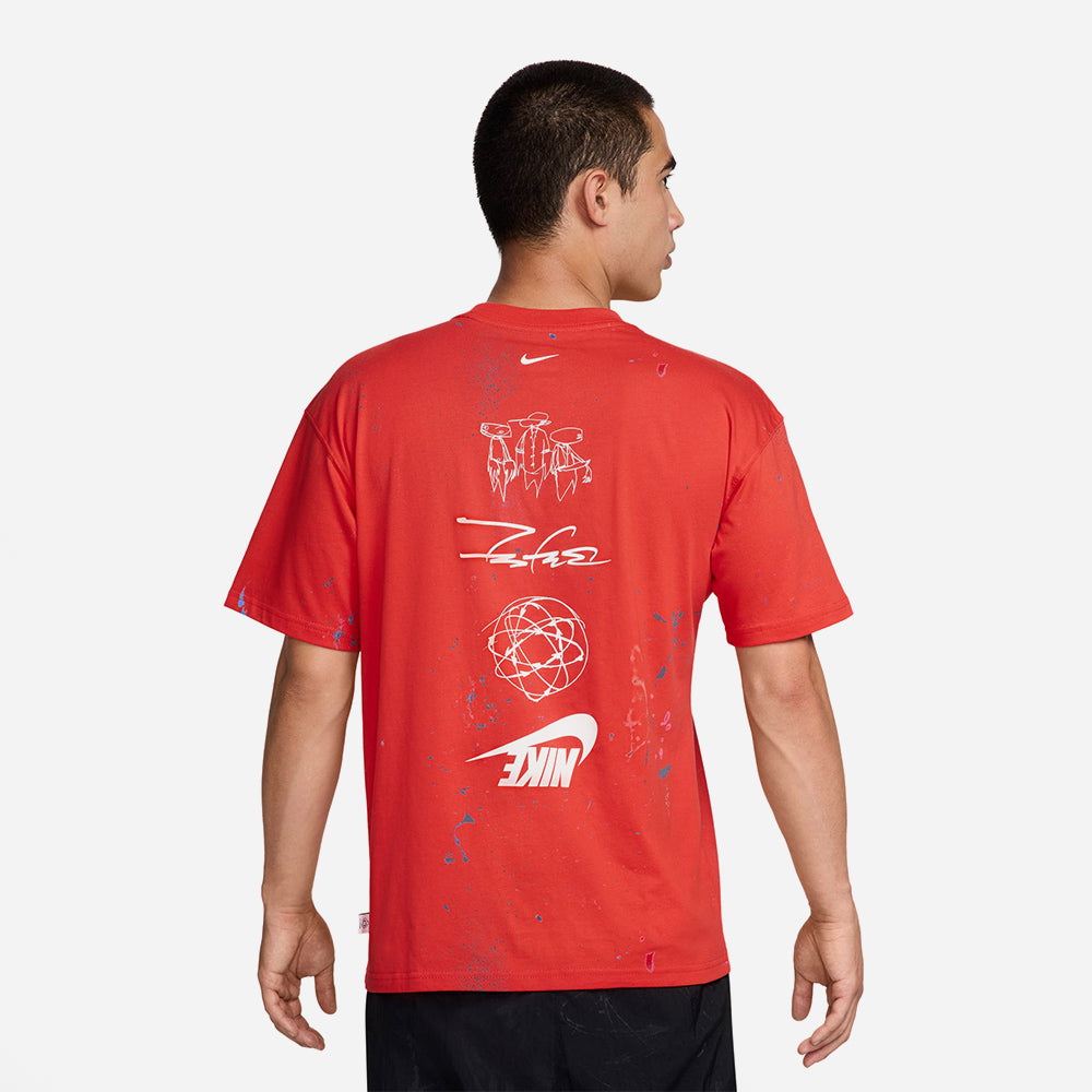 Áo Thun Tay Ngắn Nam Nike M90 Breaking - Đỏ - Supersports Vietnam