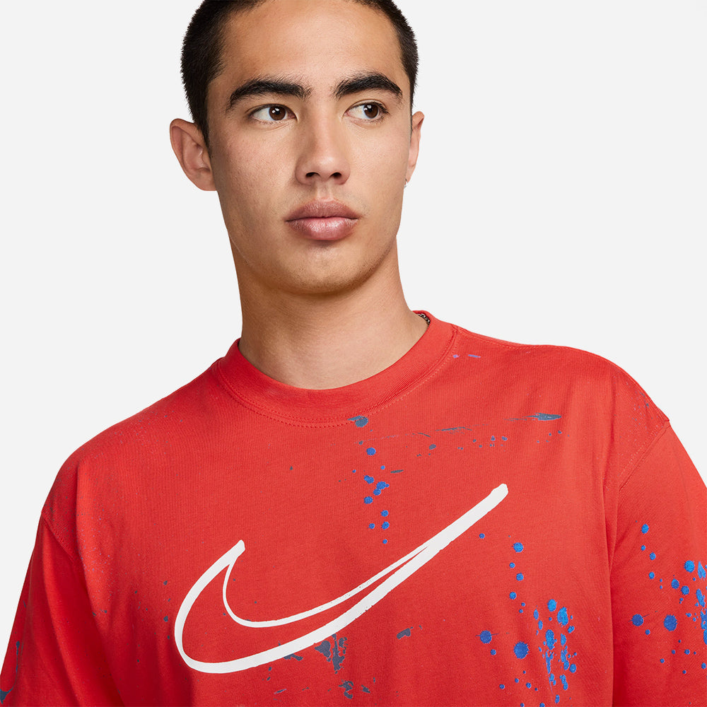 Áo Thun Tay Ngắn Nam Nike M90 Breaking - Đỏ - Supersports Vietnam