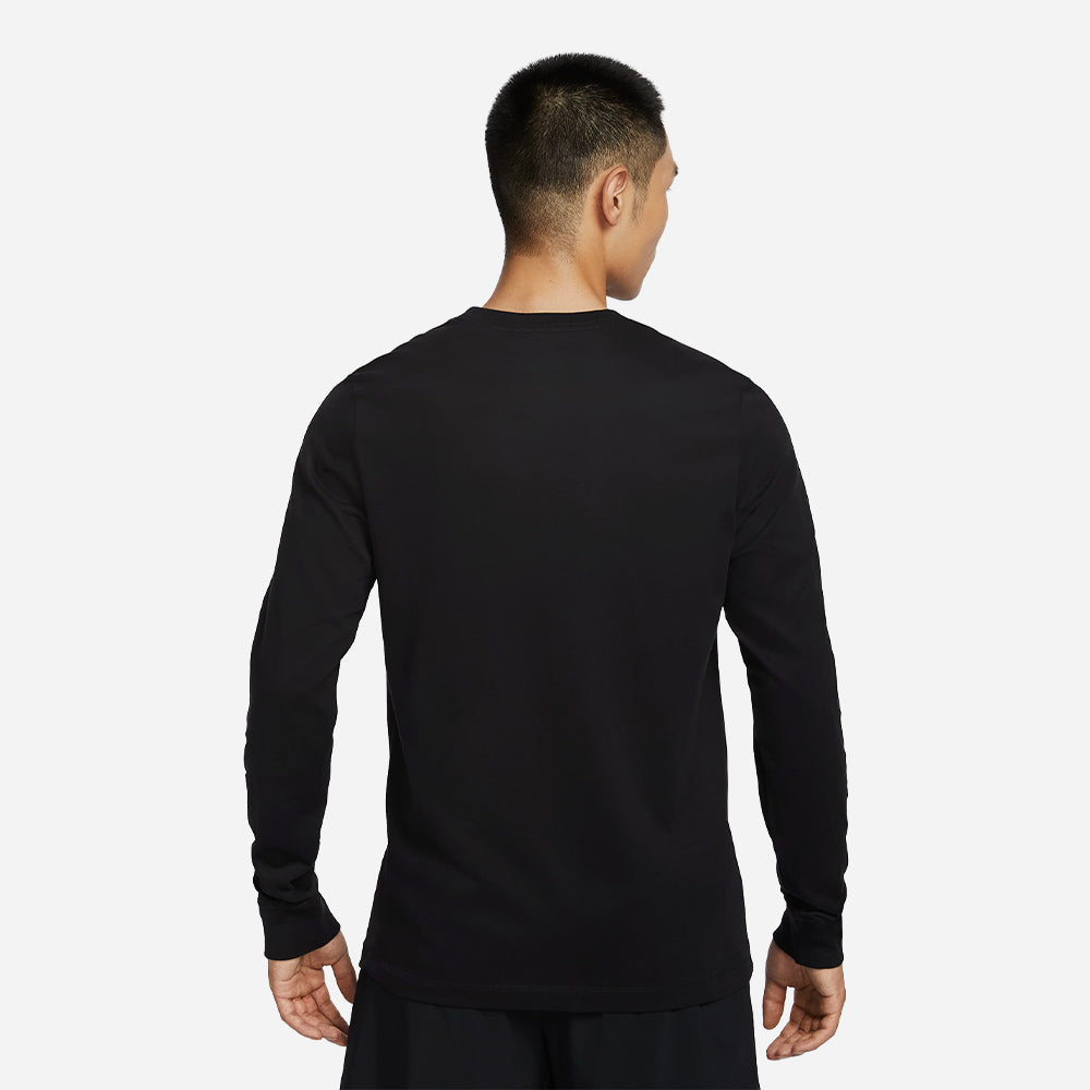 Áo Dài Tay Nam Nike Dri-Fit Tee Ls Swoosh - Đen - Supersports Vietnam