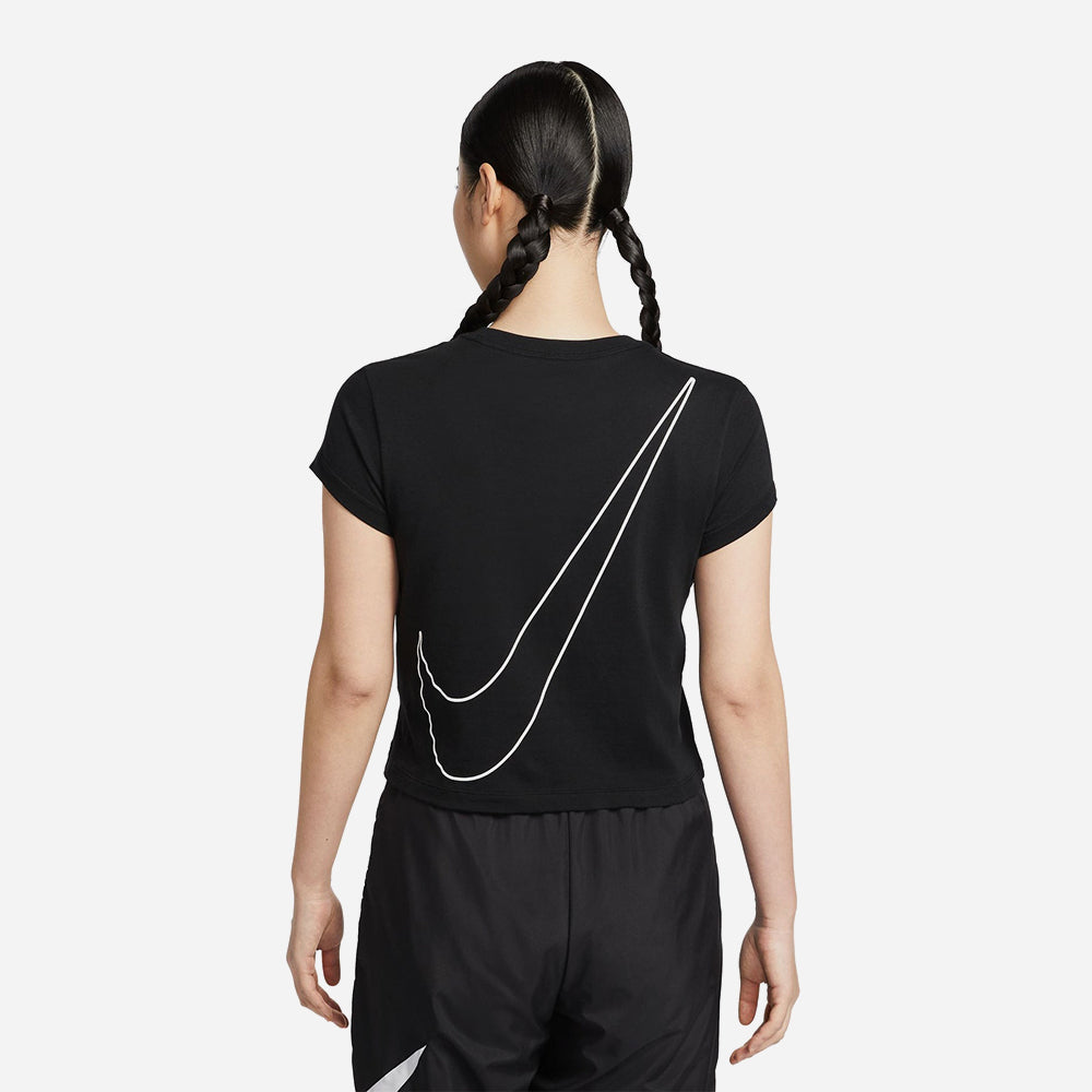 Áo Thun Nữ Nike Sportswear Club - Đen - Supersports Vietnam