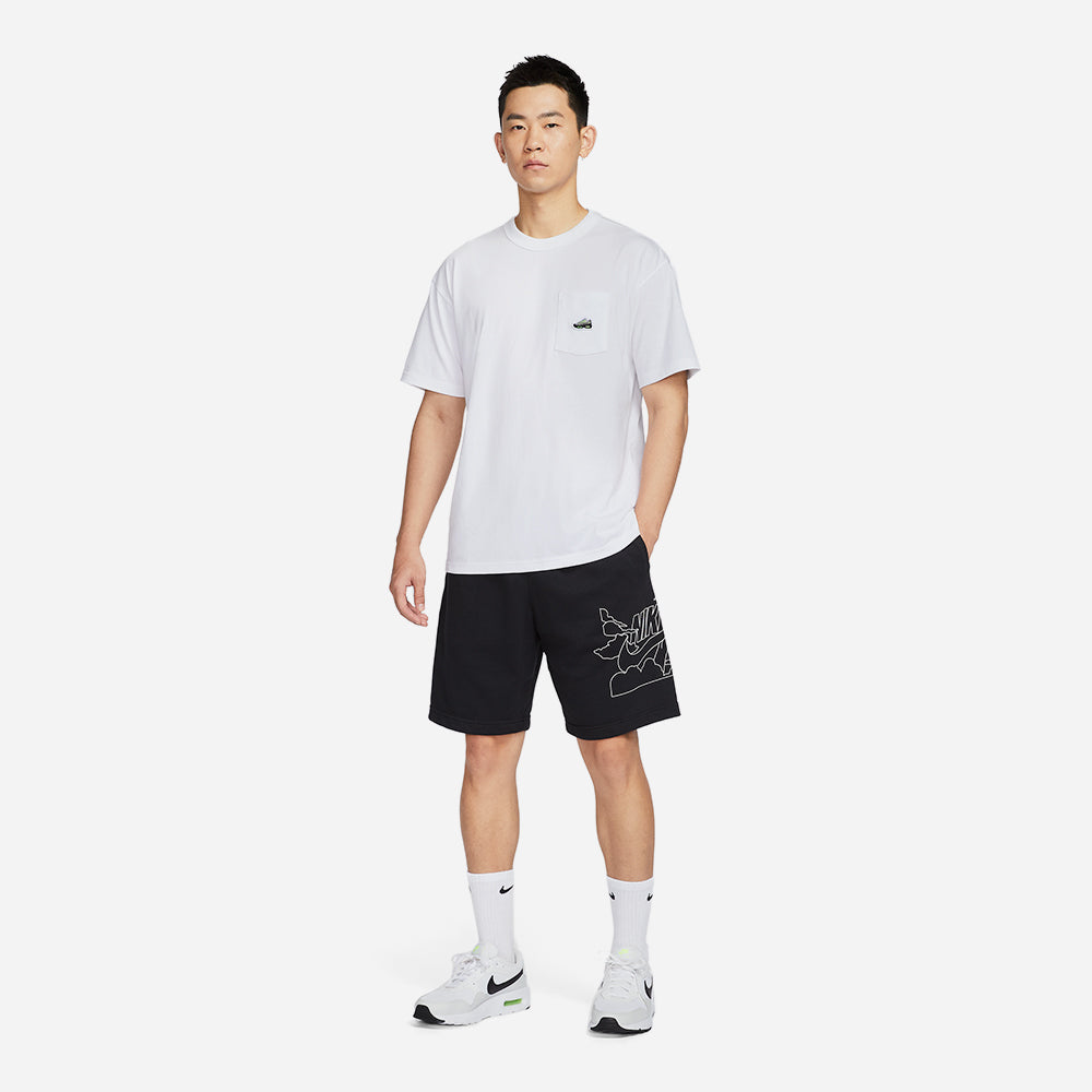 Áo Tay Ngắn Nam Nike Max90 - Trắng - Supersports Vietnam
