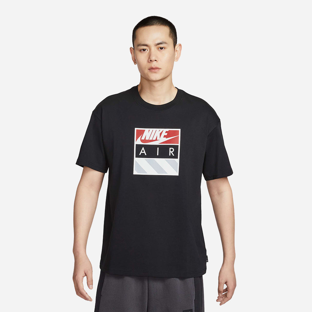 Áo Thun Tay Ngắn Nam Nike M90 Air - Đen - Supersports Vietnam