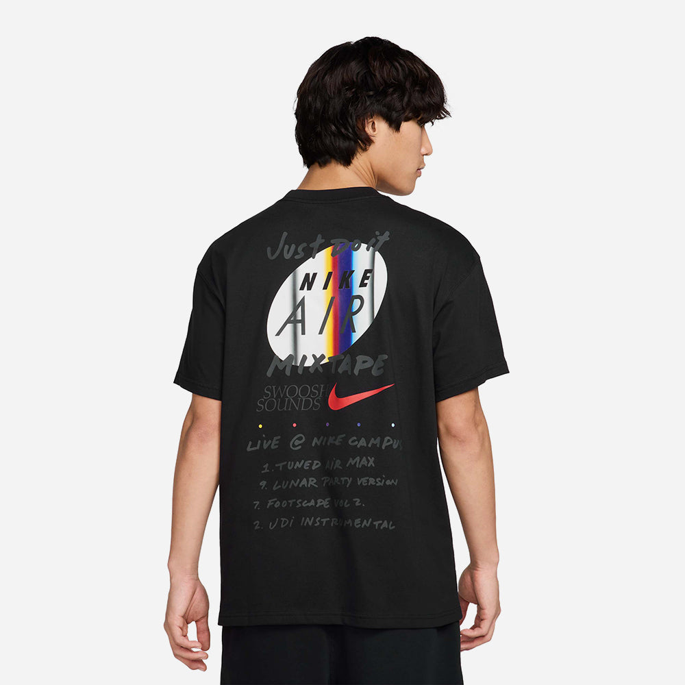 Áo Thun Tay Ngắn Nam Nike Max90 - Đen - Supersports Vietnam