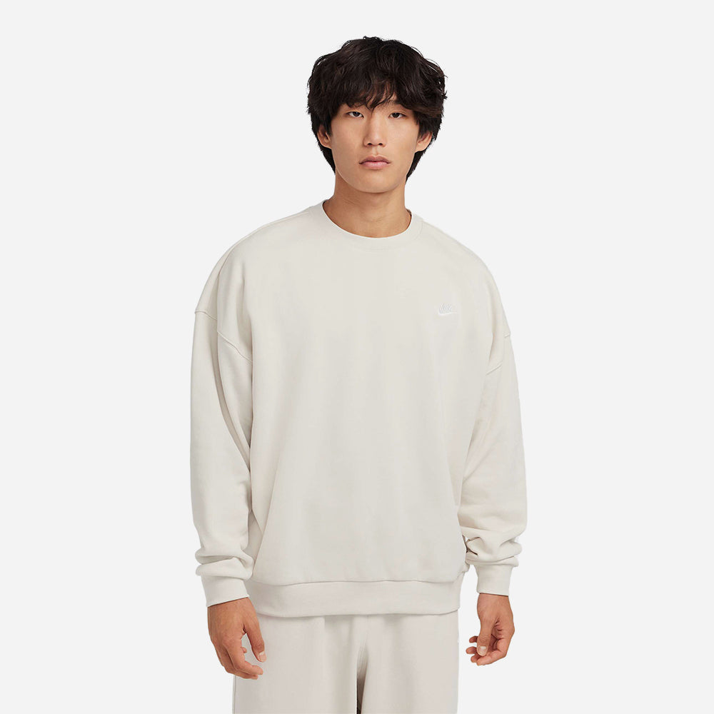 Áo Thun Nam Nike Club French Terry Oversized Crew - Be - Supersports Vietnam