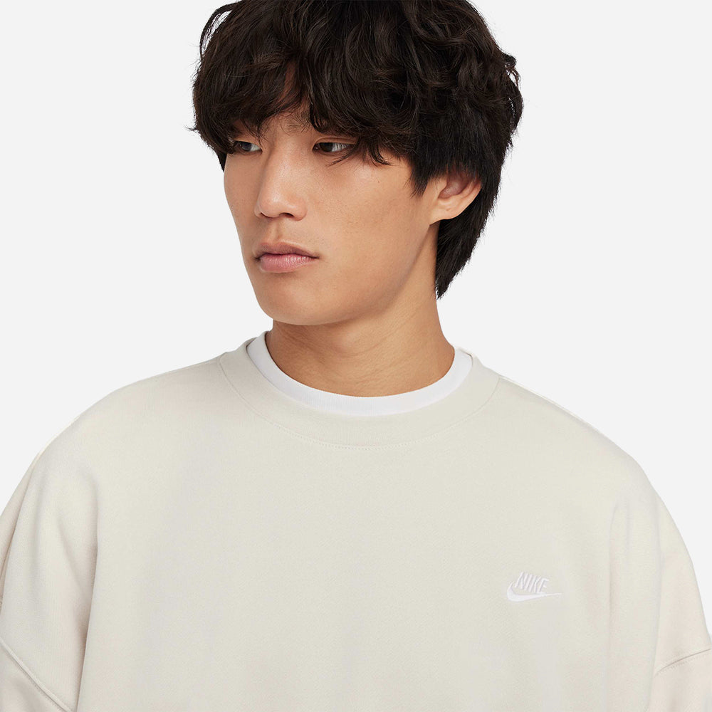 Áo Thun Nam Nike Club French Terry Oversized Crew - Be - Supersports Vietnam