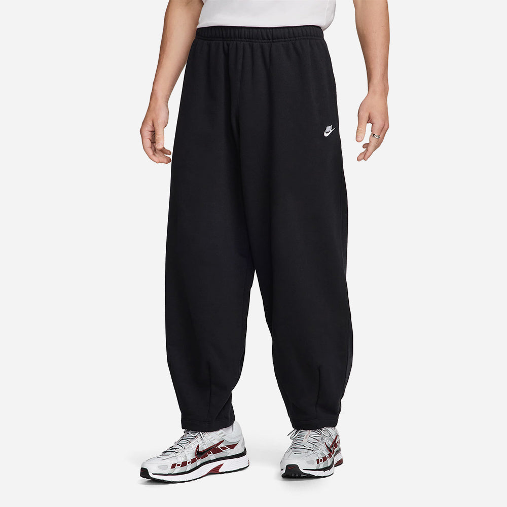 Quần Dài Thể Thao Nam Nike Club French Terry Oversized - Đen - Supersports Vietnam