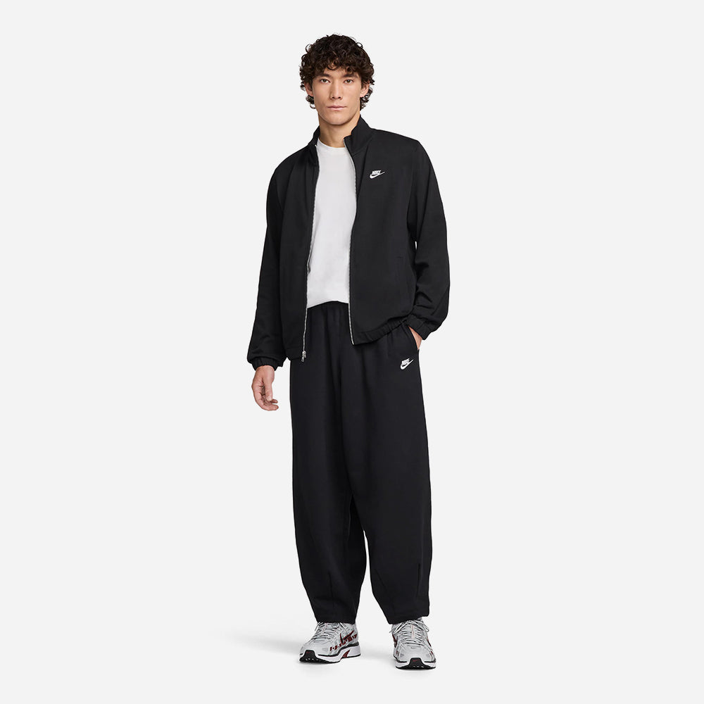 Quần Dài Thể Thao Nam Nike Club French Terry Oversized - Đen - Supersports Vietnam