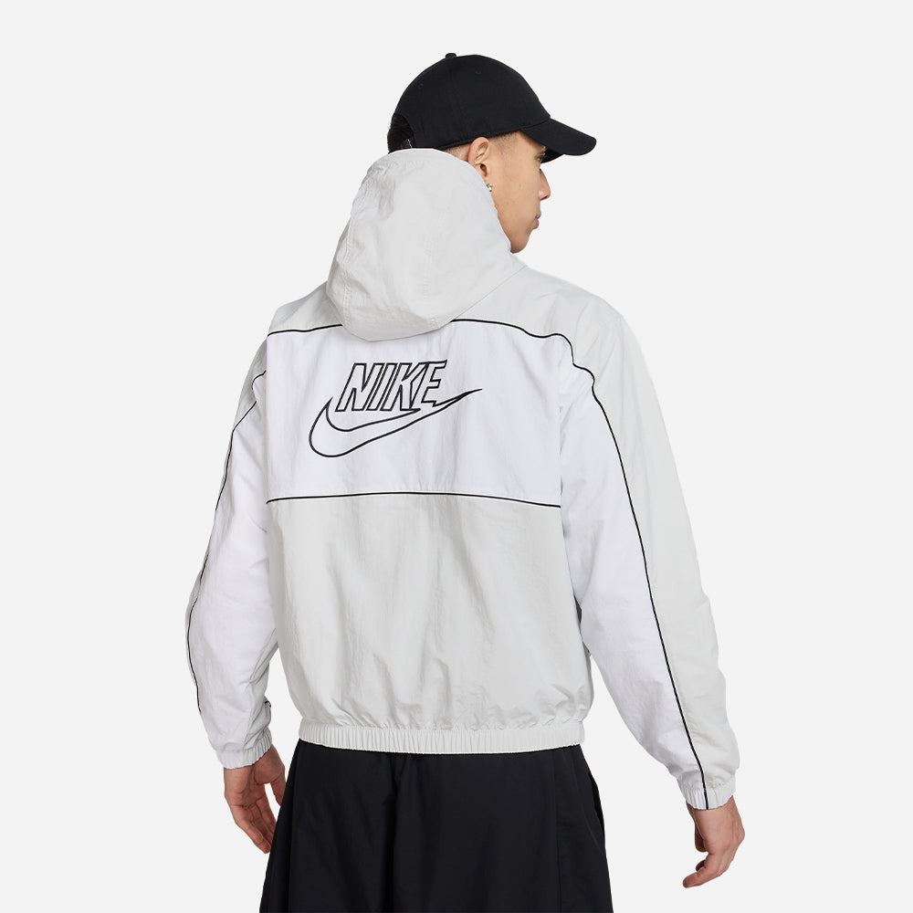Áo Khoác Nam Nike Club Athlete Hooded - Trắng - Supersports Vietnam