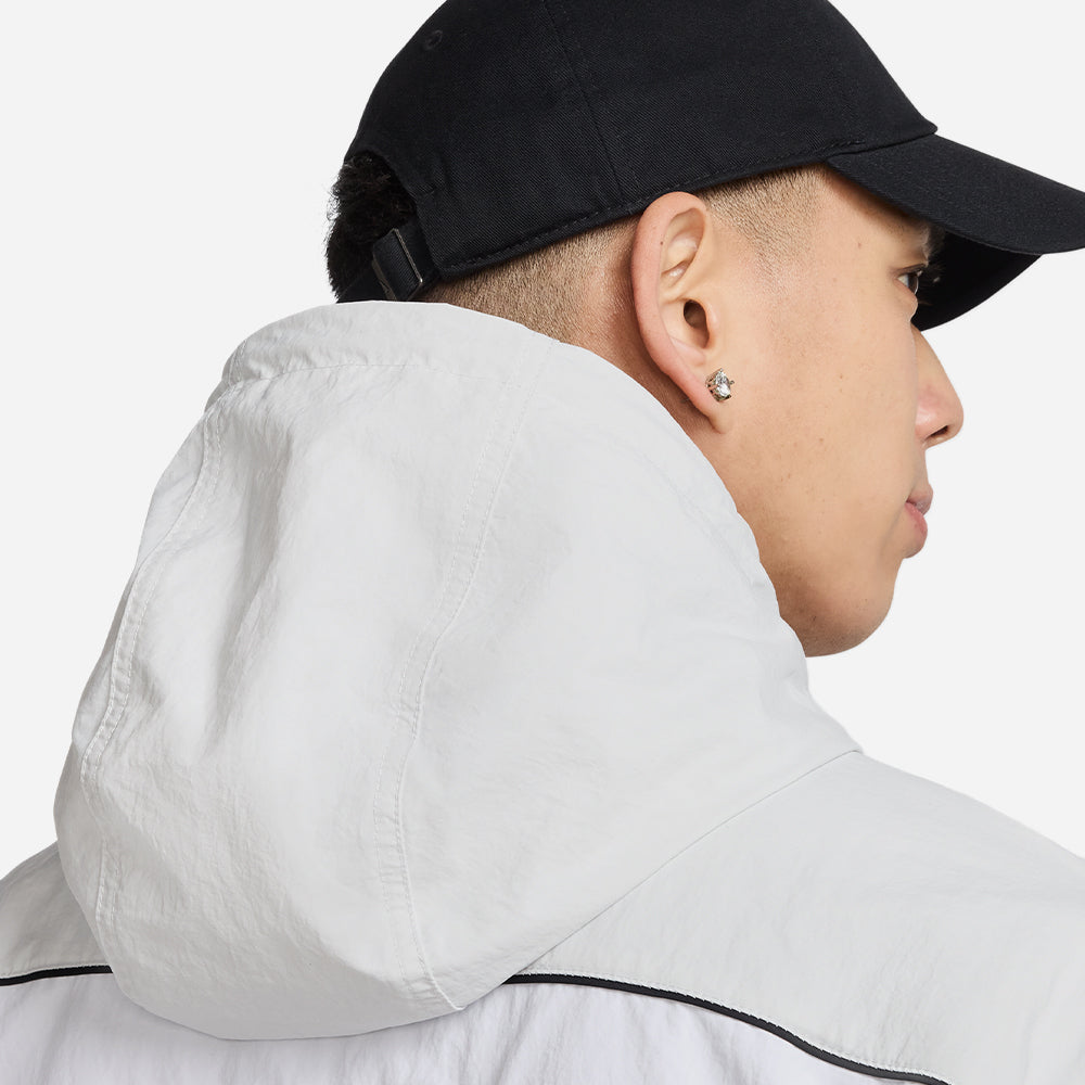 Áo Khoác Nam Nike Club Athlete Hooded - Trắng - Supersports Vietnam