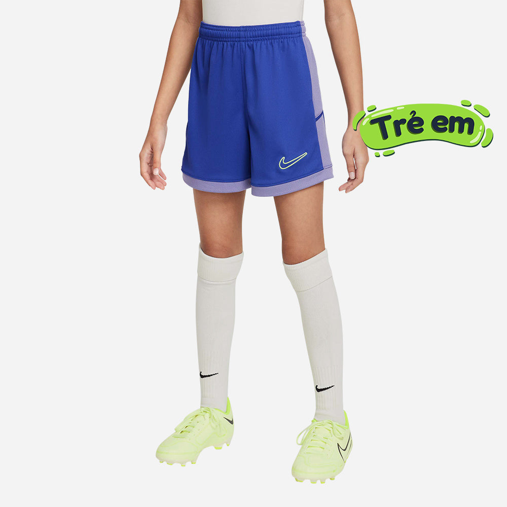 Quần Ngắn Trẻ Em Nike Dri-Fit Academy 25 4In - Xanh Dương - Supersports Vietnam