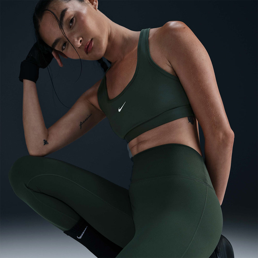 Quần Bó Thể Thao Nữ Nike Dri-Fit One Hr - Xanh Lá - Supersports Vietnam