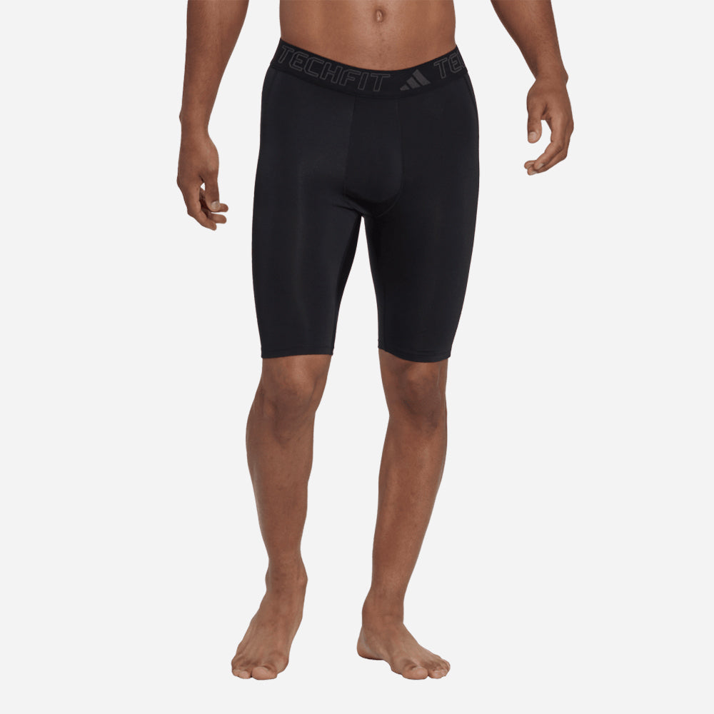 Quần Bó Thể Thao Nam Adidas Techfit Training Short Tights - Đen