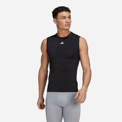 Áo Ba Lỗ Nam Adidas Techfit Training - Đen - Supersports Vietnam