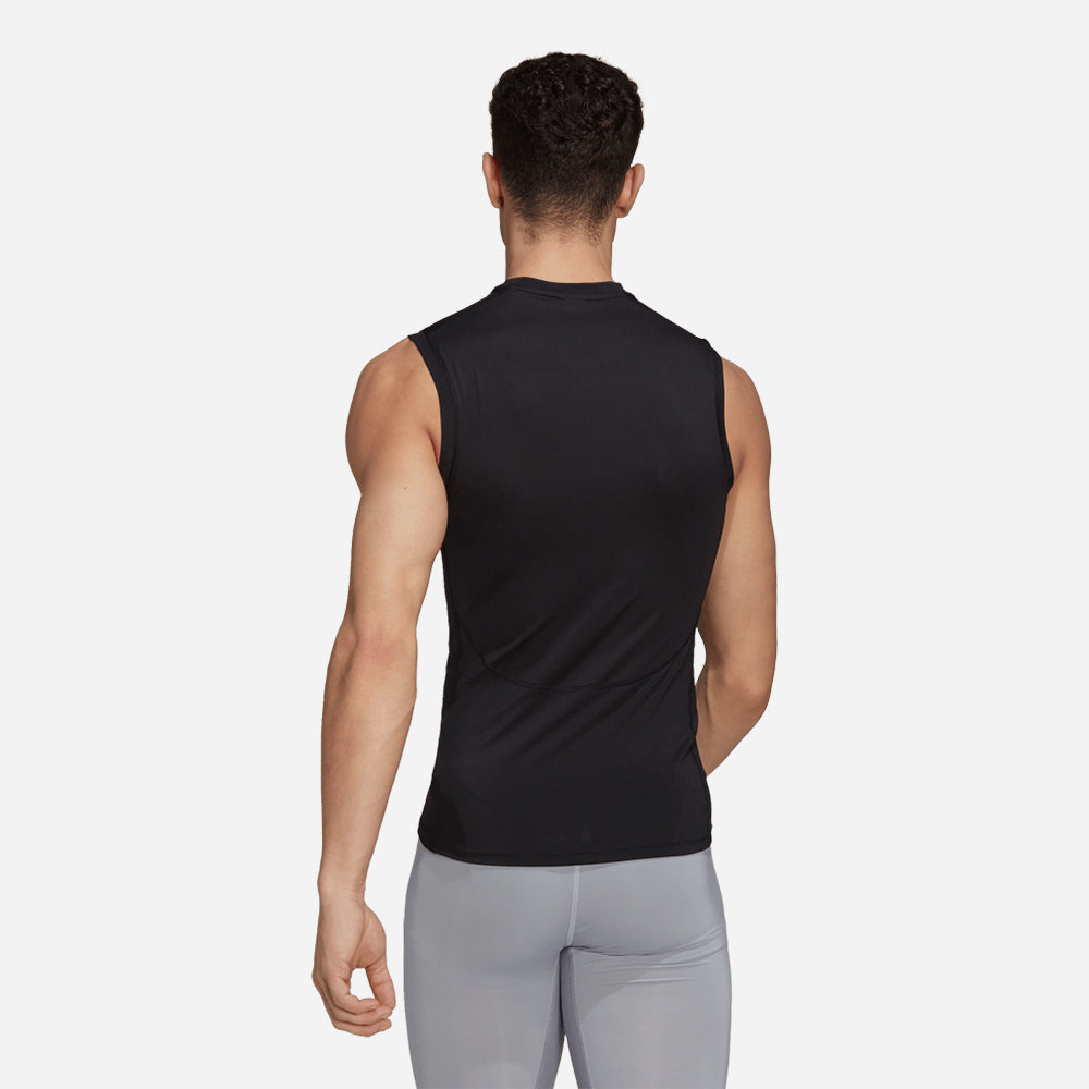 Áo Ba Lỗ Nam Adidas Techfit Training - Đen - Supersports Vietnam
