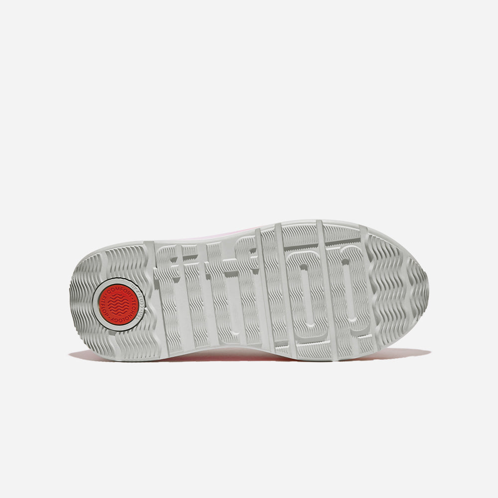 Giày Sneaker Nữ Fitflop F-Mode Ombresole Leather/Mesh Flatform - Trắng - Supersports Vietnam