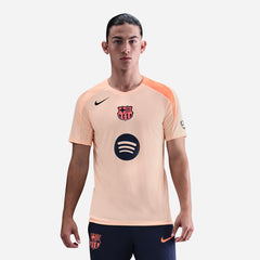 Áo Thun Nam Nike F.C. Barcelona Strike Dri-Fit Total 90 Knit - Cam San Hô - Supersports Vietnam