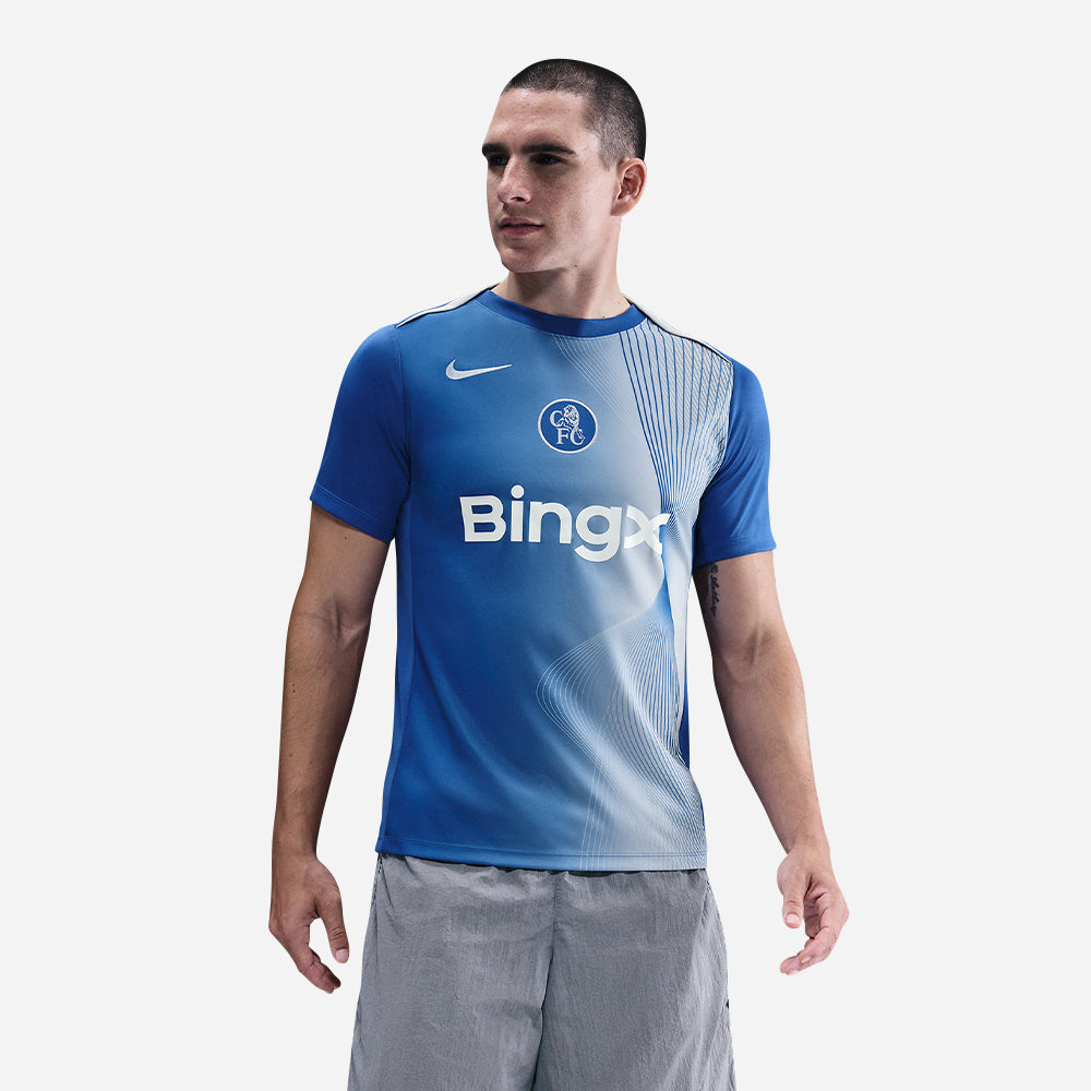 Áo Đá Bóng Nam Nike Chelsea F.C. Academy Pro Dri-Fit Total 90 Pre-Match - Xanh Dương - Supersports Vietnam
