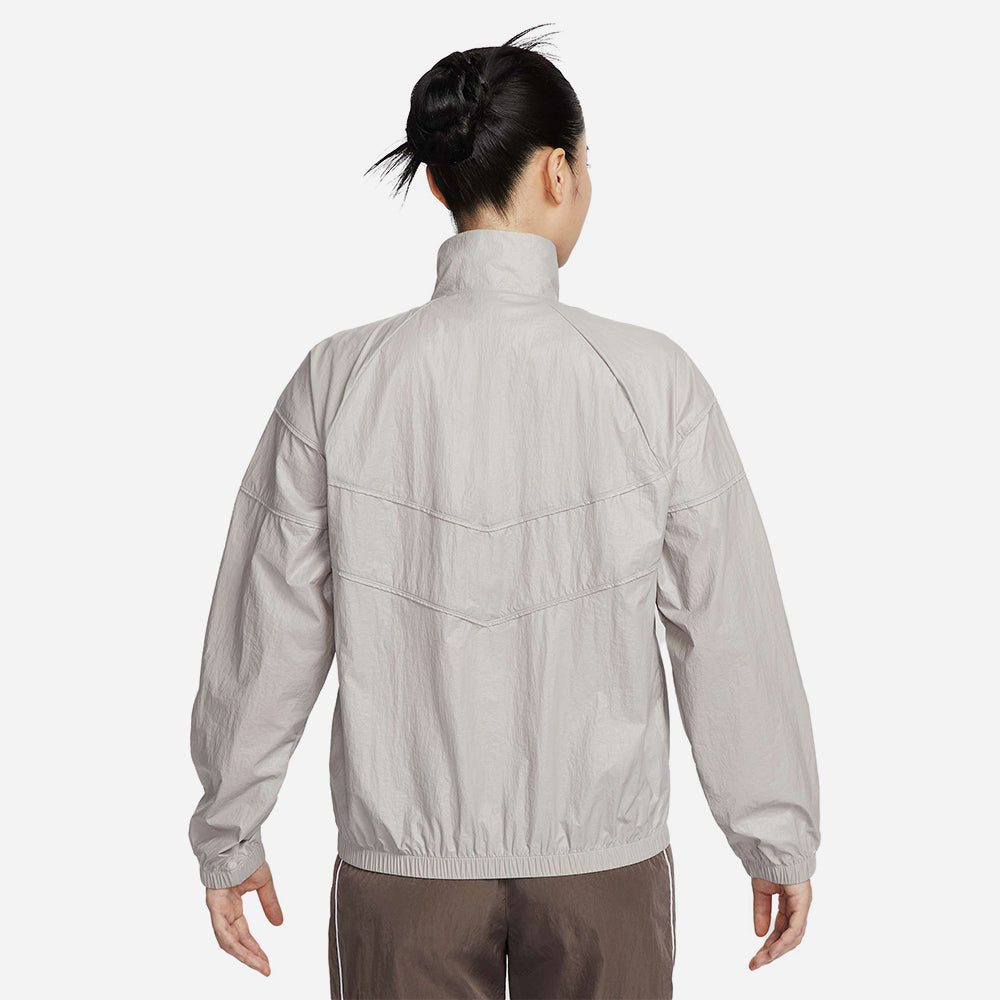 Áo Khoác Nữ Nike Windrunner Woven - Xám - Supersports Vietnam