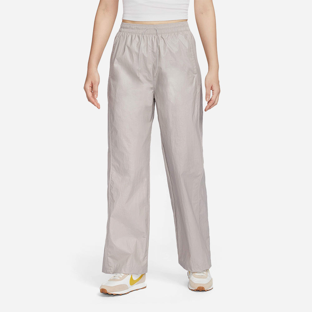 Quần Dài Thể Thao Nữ Nike Windrunner Woven Open Hem - Xám - Supersports Vietnam