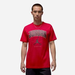 Áo Thun Tay Ngắn Nam Nike J City 88 Short Sleeve Crew - Đỏ - Supersports Vietnam