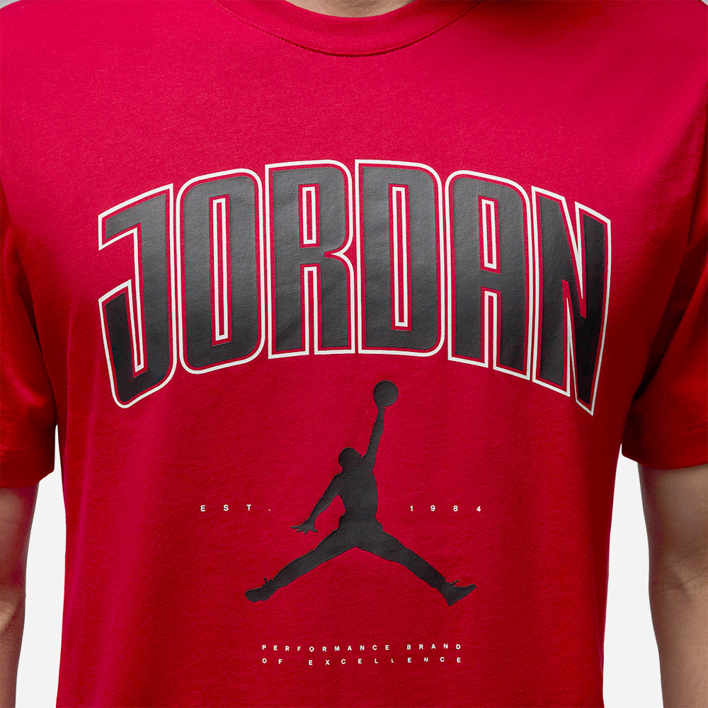 Áo Thun Tay Ngắn Nam Nike J City 88 Short Sleeve Crew - Đỏ - Supersports Vietnam