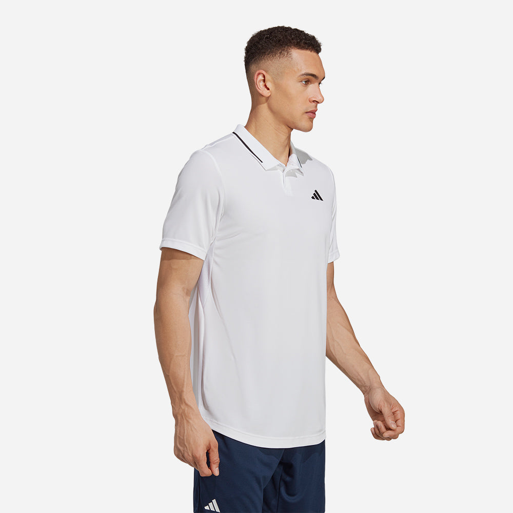 Áo Polo Nam Adidas Club Pique - Trắng - Supersports Vietnam