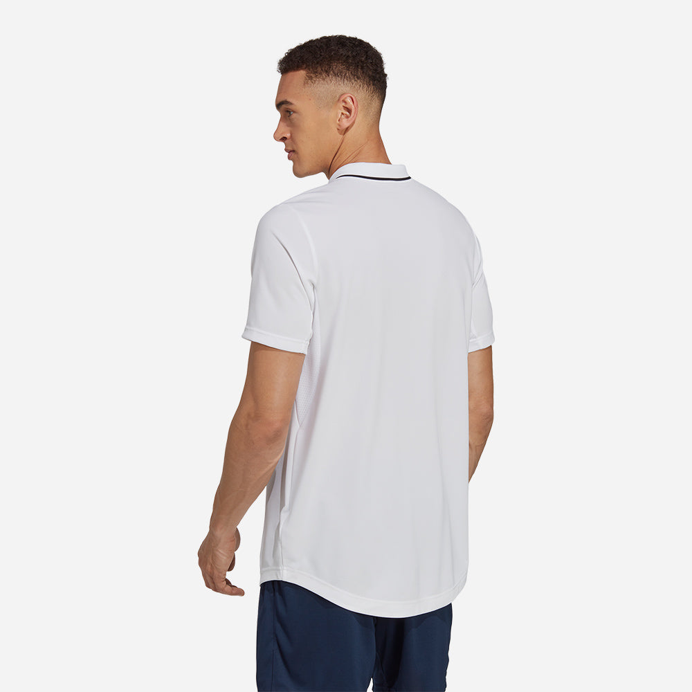 Áo Polo Nam Adidas Club Pique - Trắng - Supersports Vietnam